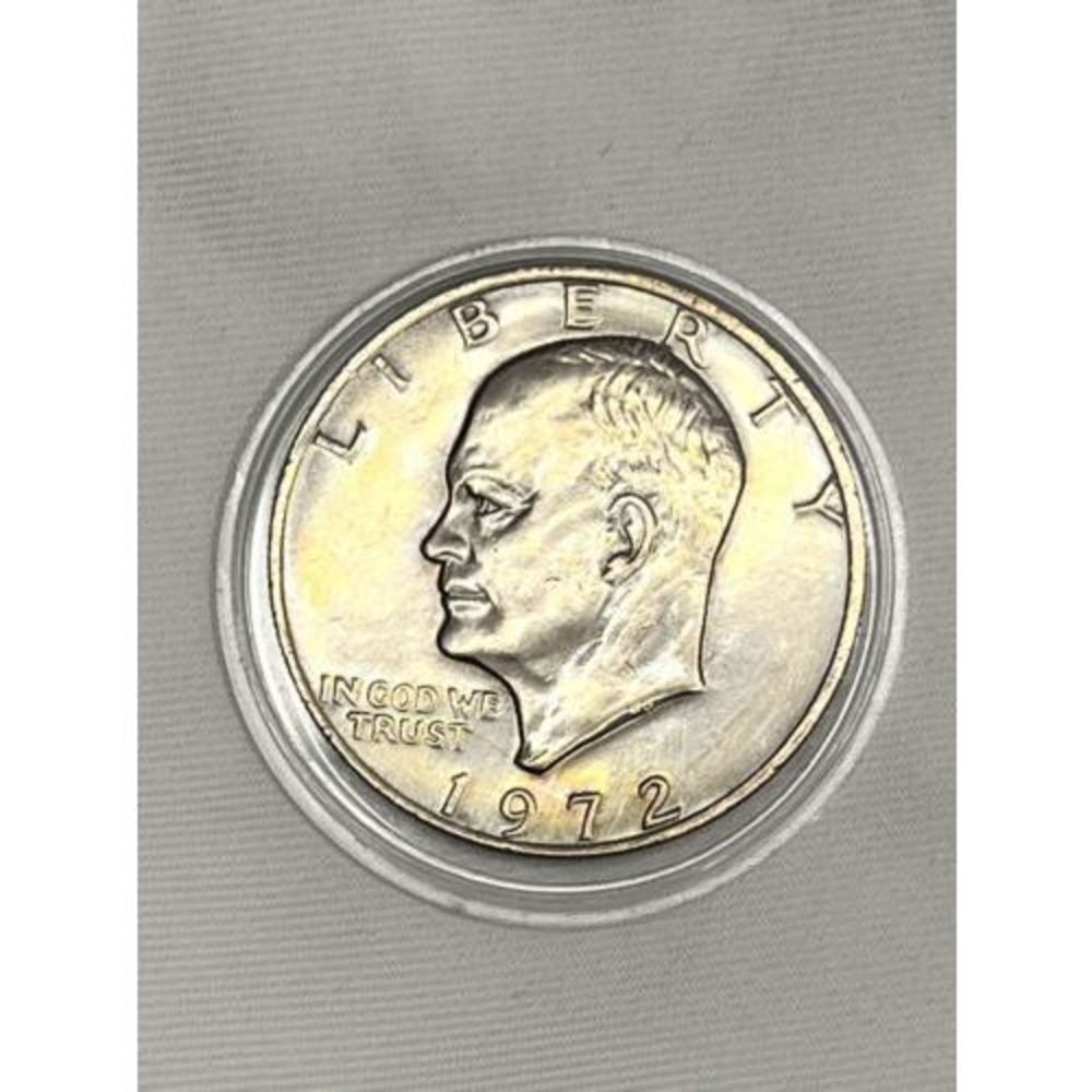 1972 DOUBLED DIE DDO/DDR EISENHOWER DOLLAR EXTREMELY RARE! Doubling Both Sides!